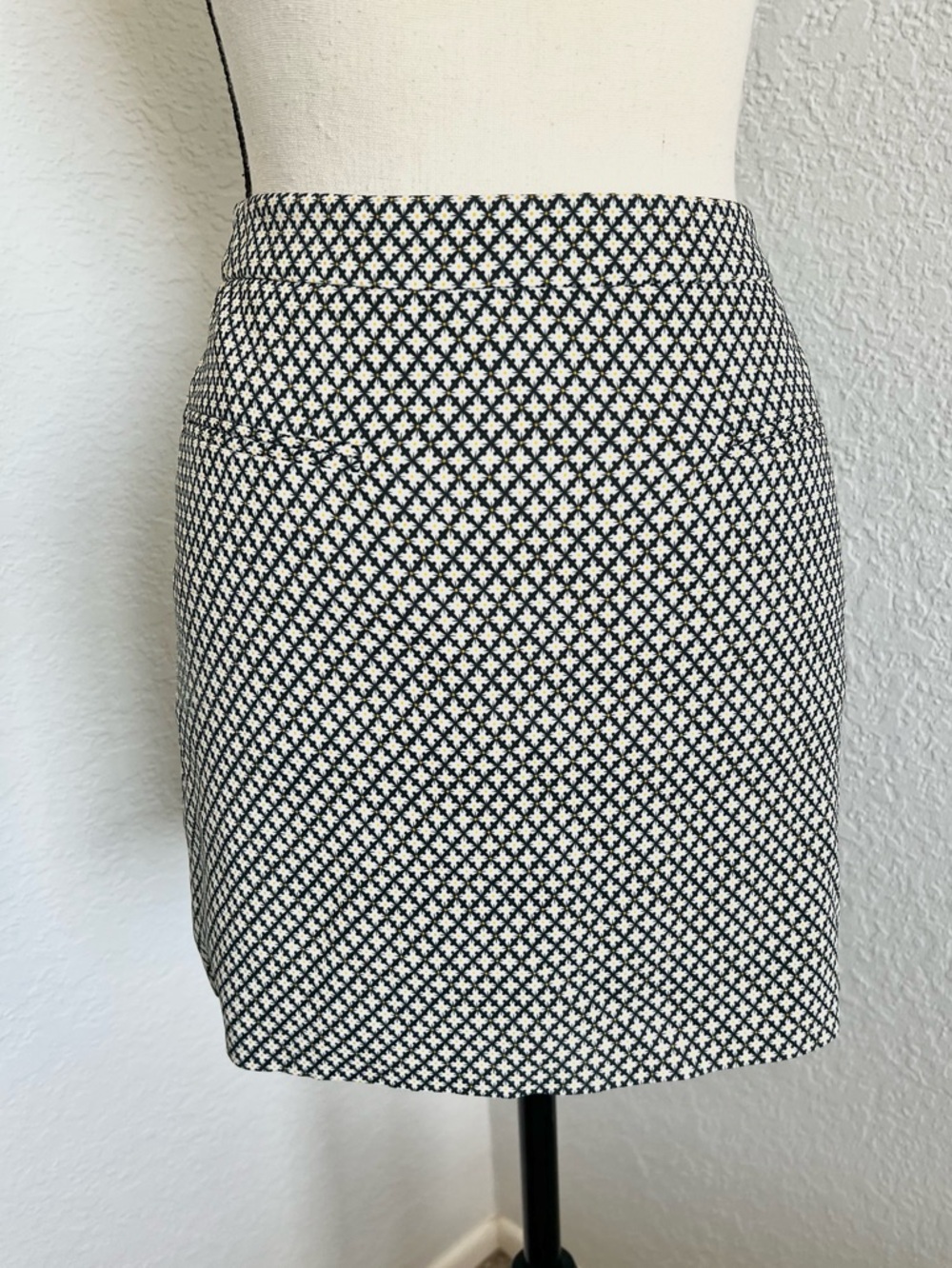 Stella McCartney Grid Patterned Mini Skirt